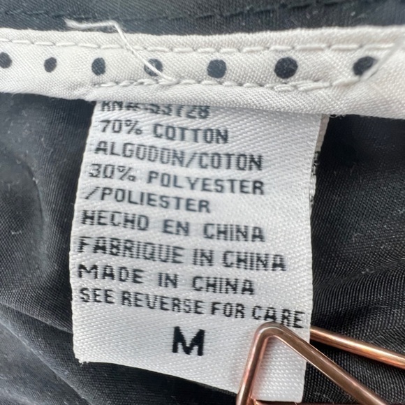 Bonjour Black Button Up Pea Coat Size Medium Girl’s - Picture 5 of 5